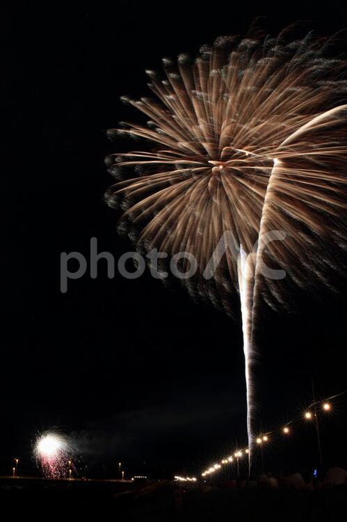 花火　067 お盆,くす玉,イベントの写真素材