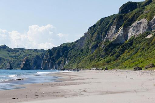 イタンキ浜 イタンキ浜,海,海岸の写真素材