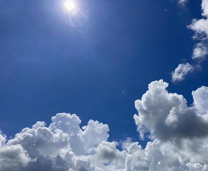 空 夏空 入道雲 空 夏空 入道雲 空,青空,夏空の写真素材