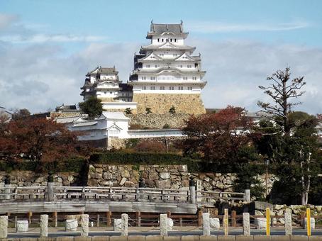 【風景写真】姫路城の風景 【風景写真】姫路城の風景の写真