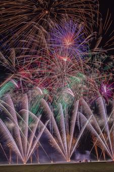 Photo, fireworks display, fireworks, star mine, 