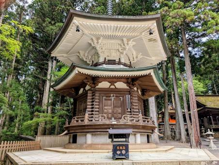 六角経蔵　高野山 六角経蔵,ろっかくきょうぞう,高野山の写真素材