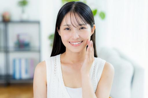 若い女性の美容イメージ 若い女性の美容イメージ 美容,ビューティー,女性の写真素材