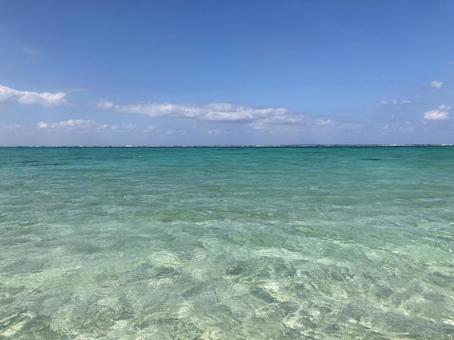 夏の海と空 夏の海と空 海,空,ビーチの写真素材