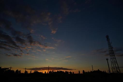 夕焼け 夕焼けの写真