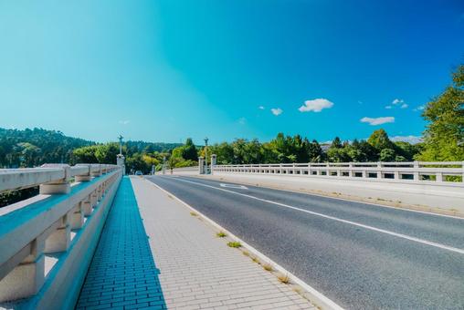 【宮城】仙台の風景 橋 【宮城】仙台の風景 橋 宮城,仙台,城跡の写真素材