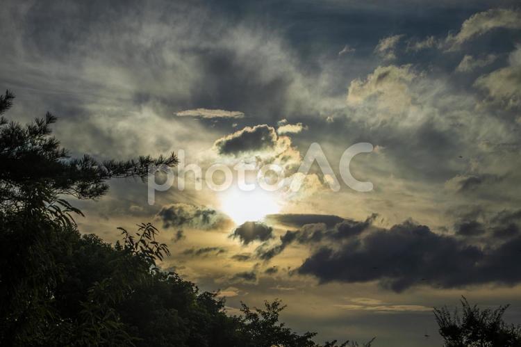 雰囲気ある夕暮れ 雰囲気,晴,はれの写真素材