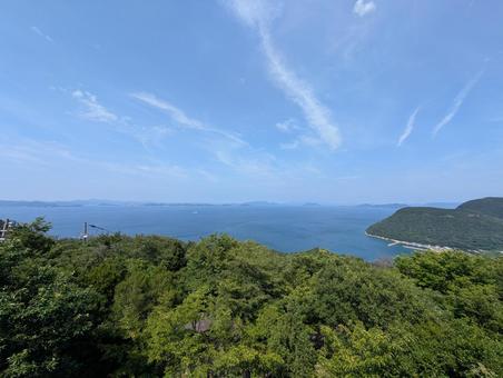 瀬戸内海 瀬戸内海 瀬戸内海,五色台,高松市の写真素材