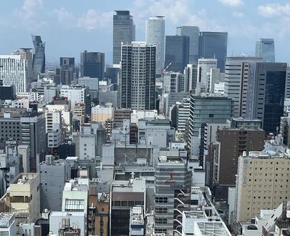 名古屋の都心部 名古屋,都心,ビル街の写真素材