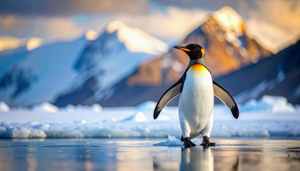 南極のペンギンの写真