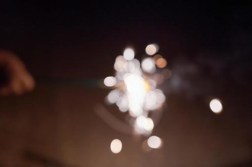 Photo, handheld fireworks, image, soft focus, 