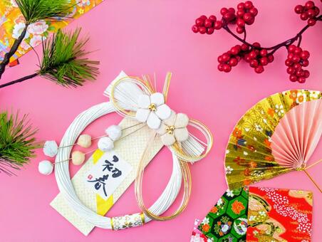 新年（新しい年の始まり〜新春万福）10 お正月,年賀状,新年の写真素材