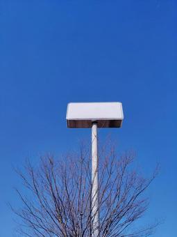 【看板】自立パイロンサインタワー 【看板】自立パイロンサインタワー 空,看板,サインの写真素材