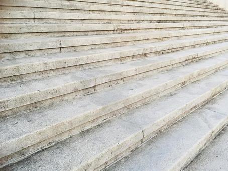 白い階段 白い階段 階段,白い,屋外の写真素材