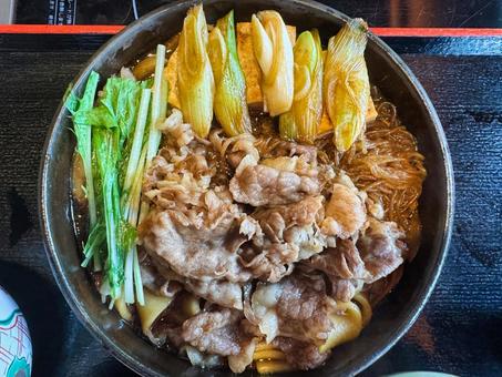 Photo, sukiyaki, beef, wagyu beef, 