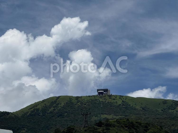 箱根　青空 絶景,箱根,芦ノ湖の写真素材