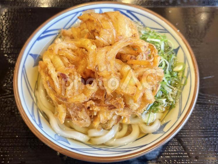 かき揚げうどん うどん,天ぷら,麺の写真素材