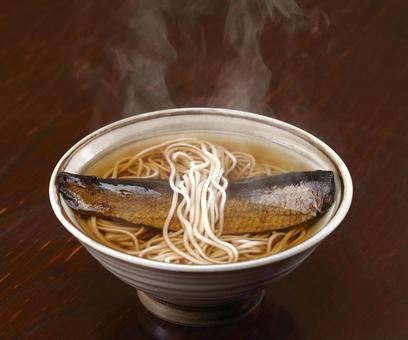 にしん蕎麦 にしん蕎麦 にしんそば,麺料理,はしあげの写真素材