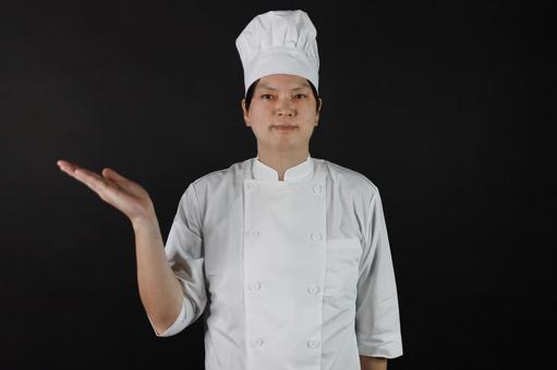 料理人のプレゼンテーション 料理人のプレゼンテーションの写真