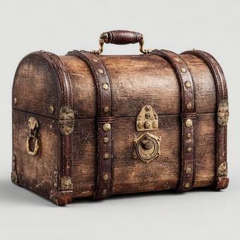 冒険心をくすぐる、精巧な作りの宝箱 冒険心をくすぐる、精巧な作りの宝箱の写真