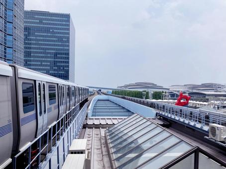ゆりかもめ ゆりかもめ ゆりかもめ,東京臨海新交通臨海線,車両の写真素材