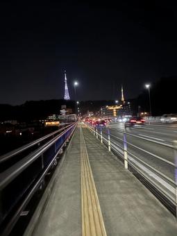 愛宕橋からの夜景 愛宕橋からの夜景の写真