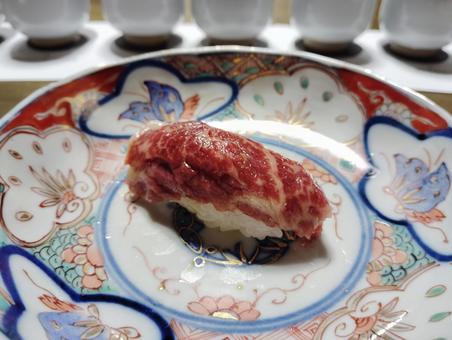 馬刺しの握り 馬刺し,握り,寿司屋の写真素材