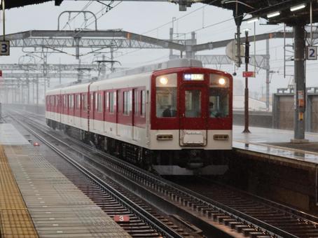 近鉄名古屋線 8810系 近鉄名古屋線 8810系 近鉄名古屋線,8810系,全体の写真素材