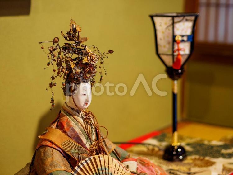 Hina-sama and chick decoration, JPG Hina-sama and chick decoration, old, hina doll, your inner self, JPG