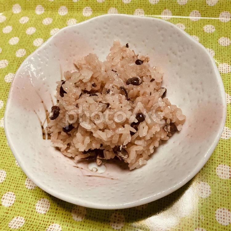 農家さんの手作り赤飯 赤飯,ご飯,お祝いの写真素材
