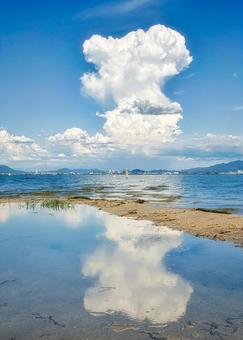Photo, landscape, natural, blue sky, 