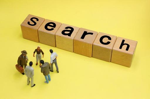 Searchと書かれたブロック search,検索,オンラインの写真素材