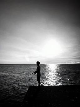 釣り人 釣り人の写真