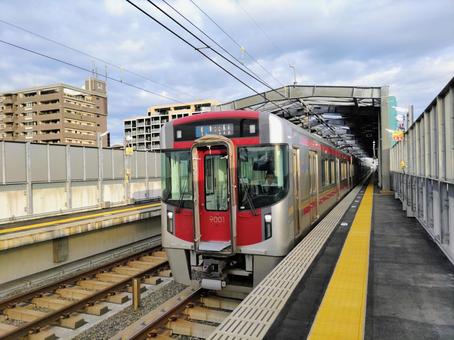 西鉄 9000系 電車 西鉄 9000系 電車 西日本鉄道,9000系,西鉄天神大牟田線の写真素材