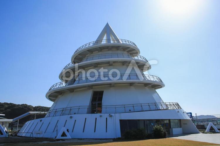熊本県宇城市　海のピラミッド 海のピラミッド,ピラミッド,三角の写真素材
