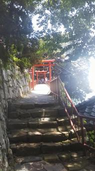 神社への道 神社への道の写真