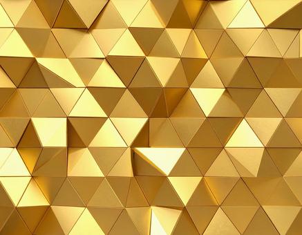 ゴールド幾何学背景模様 ゴールド幾何学背景模様の写真