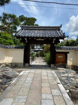 京都・天龍寺の境内にて 京都・天龍寺の境内にての写真