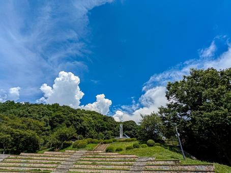 立石公園 立石公園,夏,公園の写真素材