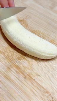 バナナ バナナ,切る,果物の写真素材