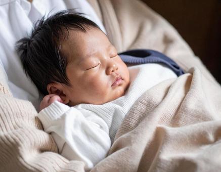 赤ちゃんが寝ている 赤ちゃんが寝ているの写真
