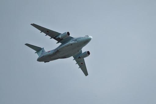 入間航空祭 C-2輸送機　展示飛行 入間基地,航空祭,航空自衛隊の写真素材