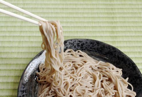 和風そばの食事風景 和風そばの食事風景 そば,和食,麺類の写真素材