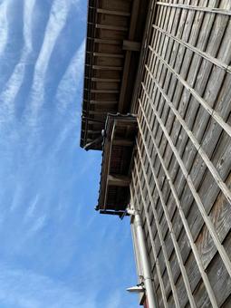 木造建築の外壁 木造建築の外壁 下見板,木造建築,外壁の写真素材