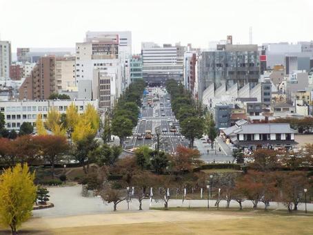 【風景写真】姫路城天守閣からの眺め 【風景写真】姫路城天守閣からの眺めの写真