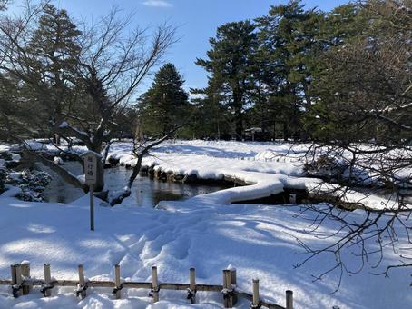 雪景色 雪景色の写真