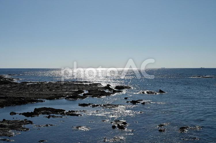 夏の潮岬海岸 潮岬,夏,和歌山の写真素材