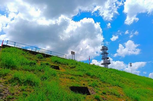 長良川河川敷 長良川河川敷 岐阜市,長良川,清流の写真素材