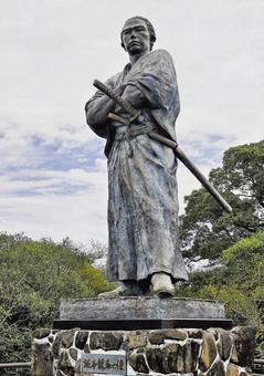 照片, 坂本龙马像, 风头公园, 铜像, 