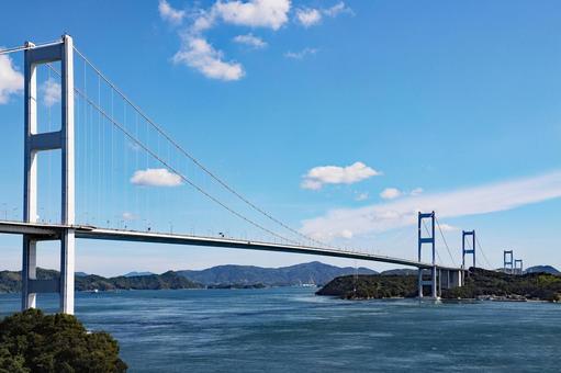 来島海峡大橋6 来島海峡大橋6 来島海峡,来島海峡大橋,しまなみ海道の写真素材